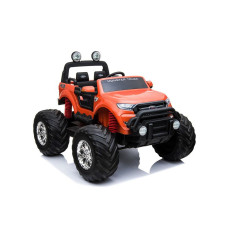 Детский электромобиль Ford Monster Truck(DK-MT550) оранжевый глянец, полноприводный, с пультом