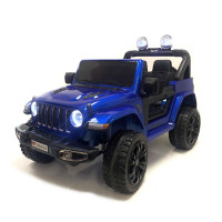 Детский электромобиль Jeep Rubicon X004XX синий глянец