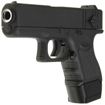 Пистолет металлический Glock 17 mini (пневматика, 14 см) - G.16