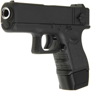 Пистолет металлический Glock 17 mini (пневматика, 14 см) - G.16