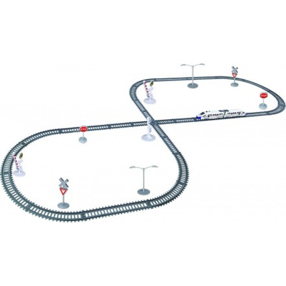Железная дорога, скоростной поезд, дорожные знаки, длина полотна 365 см - BSQ-2182
