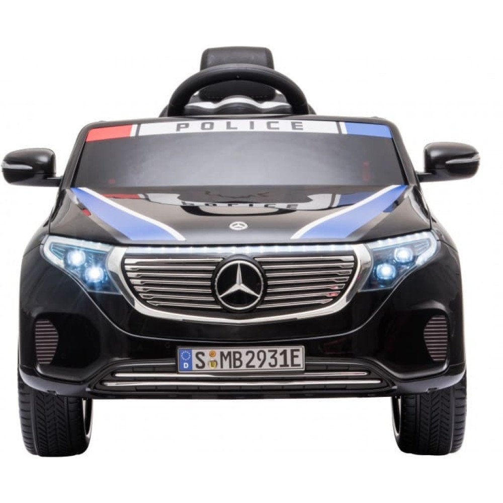 Детский электромобиль Mercedes Benz Police EQC 400 4MATIC - HL378-BLACK