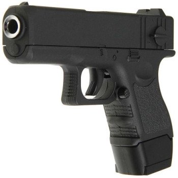 Пистолет металлический Glock 17 mini (пневматика, 14 см) - G.16