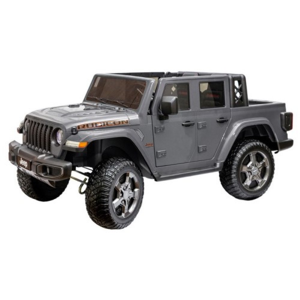 Детский электромобиль  Jeep Rubicon 6768R Серый, с пультом