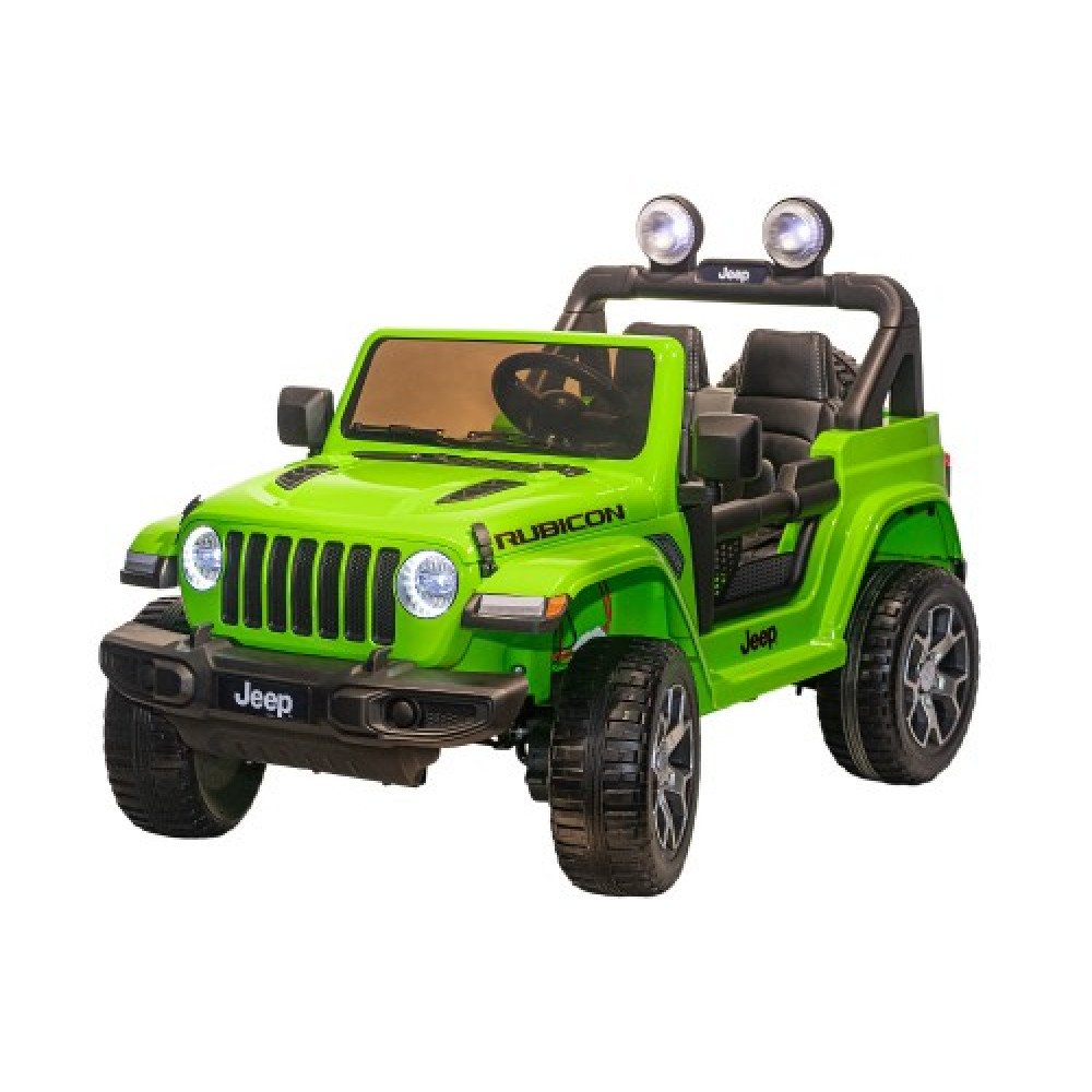 Детский электромобиль джип Jeep Rubicon DK-JWR555 Зеленый