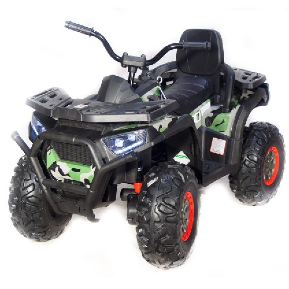 Детский квадроцикл Qwatro 4х4 XMX607 (Army, краска), полноприводный
