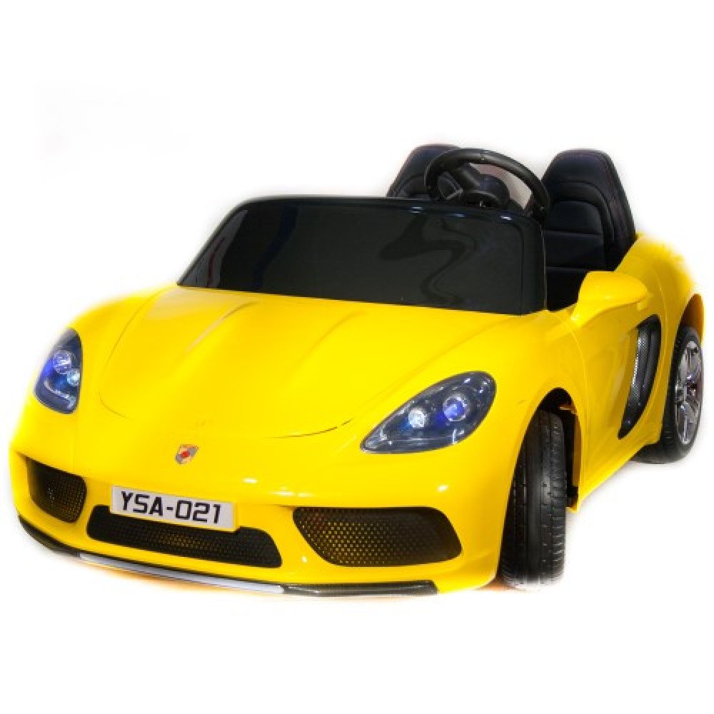 Детский электромобиль Porshe Cayman YSA021-24V (180 W) Желтый краска