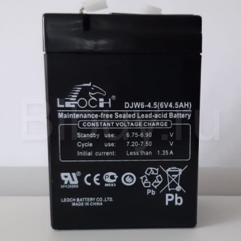 Аккумулятор LEOCH DJW 6-4,5 (6V, 4.5Ah)
