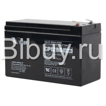 Аккумулятор Vision CP 1290  (12V, 9Ah)