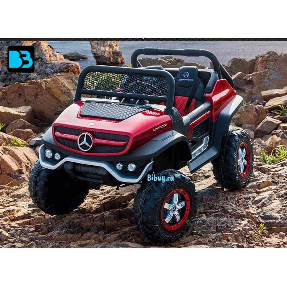 Детский Buggy Mercedes (P555BP) вишневый глянец