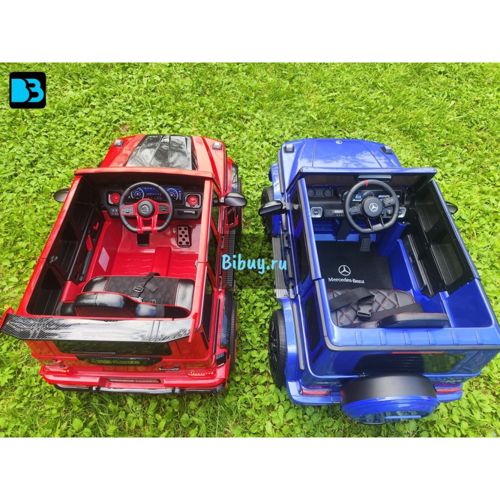 Лицензионный электромобиль Mercedes-Benz G63 (K999KK) синий глянец