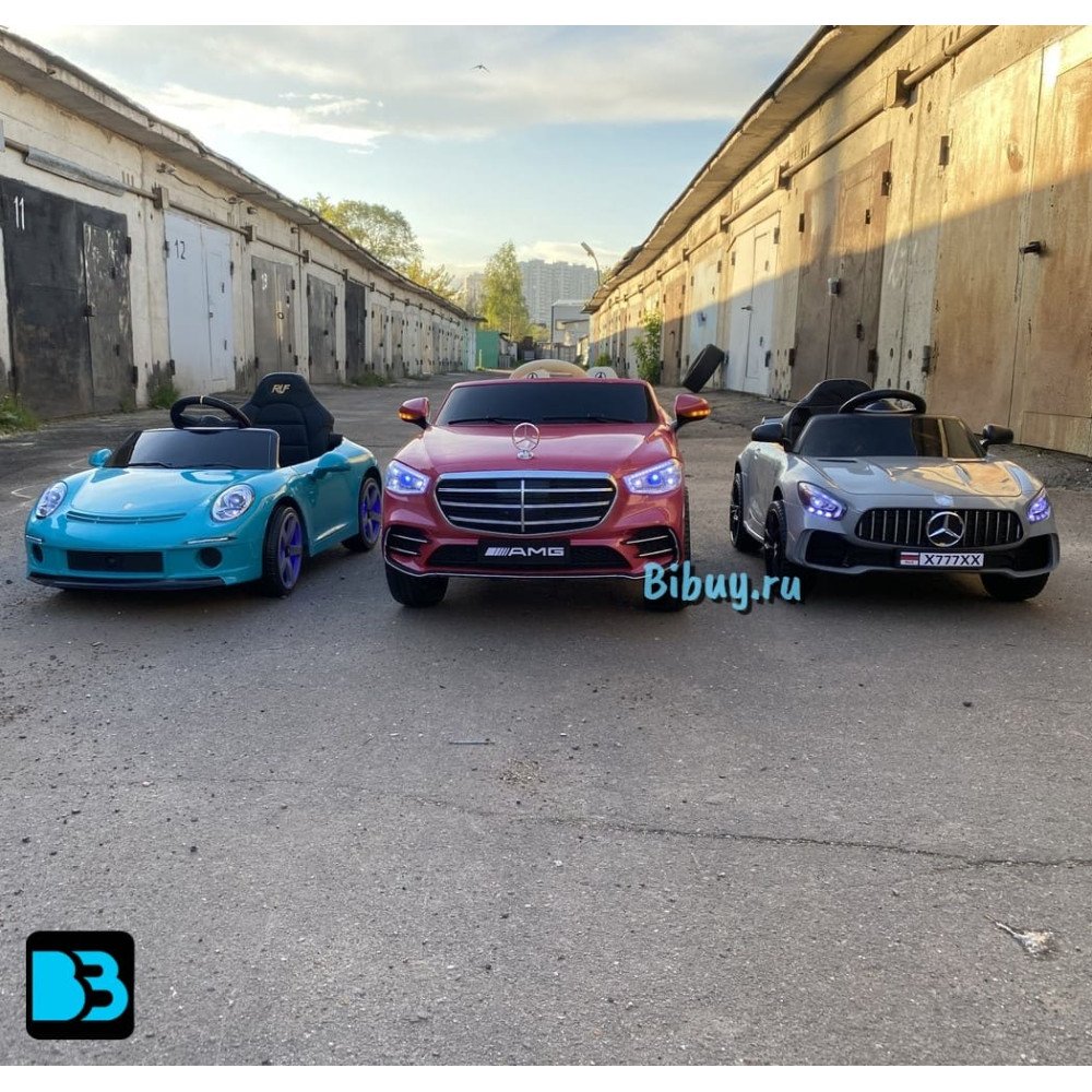Детская машина Mercedes-Benz М333БХ синий глянец, полный привод