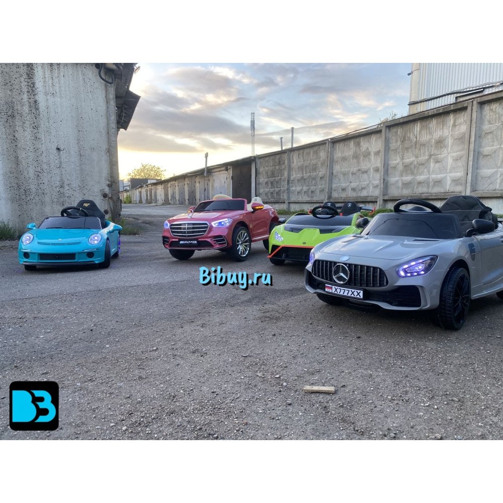 Электромобиль Mercedes-Benz AMG GT X777XX розовый глянец