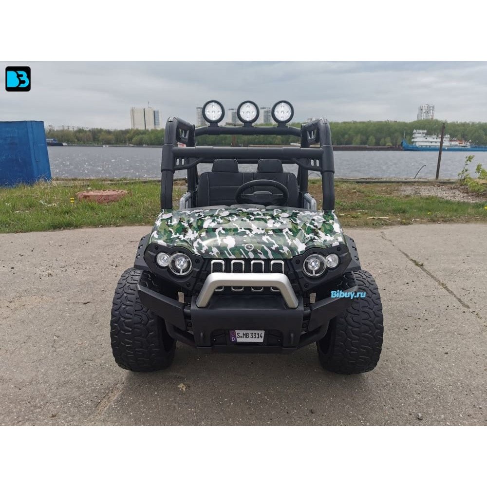 Электромобиль багги YEG 3314 Камуфляж на резиновых колесах, с пультом