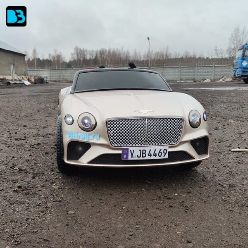 Детский электромобиль Bentley Continental 4469 Шампань (краска)