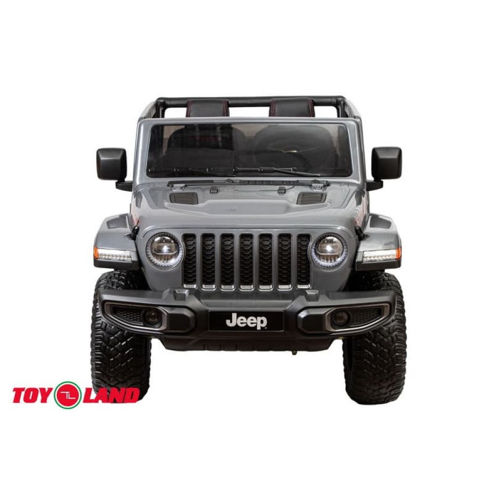 Детский электромобиль  Jeep Rubicon 6768R Серый, с пультом