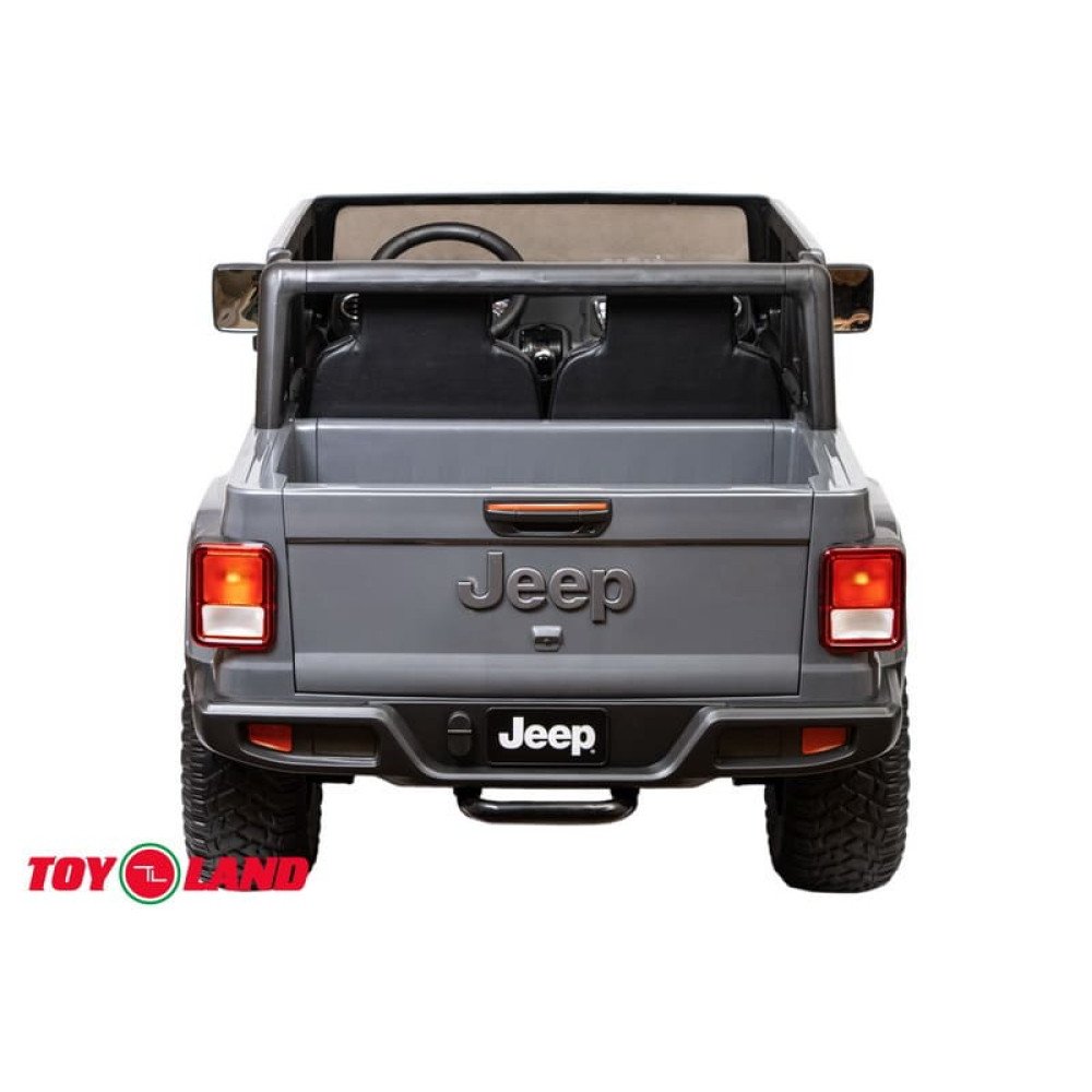 Детский электромобиль  Jeep Rubicon 6768R Серый, с пультом