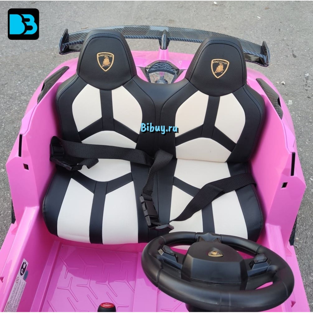 Детский электромобиль Lamborghini Aventador SVJ (A111MP) розовый