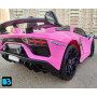 Детский электромобиль Lamborghini Aventador SVJ (A111MP) розовый