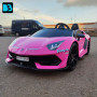 Детский электромобиль Lamborghini Aventador SVJ (A111MP) розовый