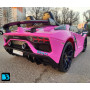 Детский электромобиль Lamborghini Aventador SVJ (A111MP) розовый