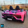 Детский электромобиль Lamborghini Aventador SVJ (A111MP) розовый