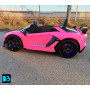 Детский электромобиль Lamborghini Aventador SVJ (A111MP) розовый