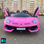 Детский электромобиль Lamborghini Aventador SVJ (A111MP) розовый