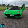 Электромобиль Lamborghini Aventador SVJ (A111MP) зеленый, с пультом