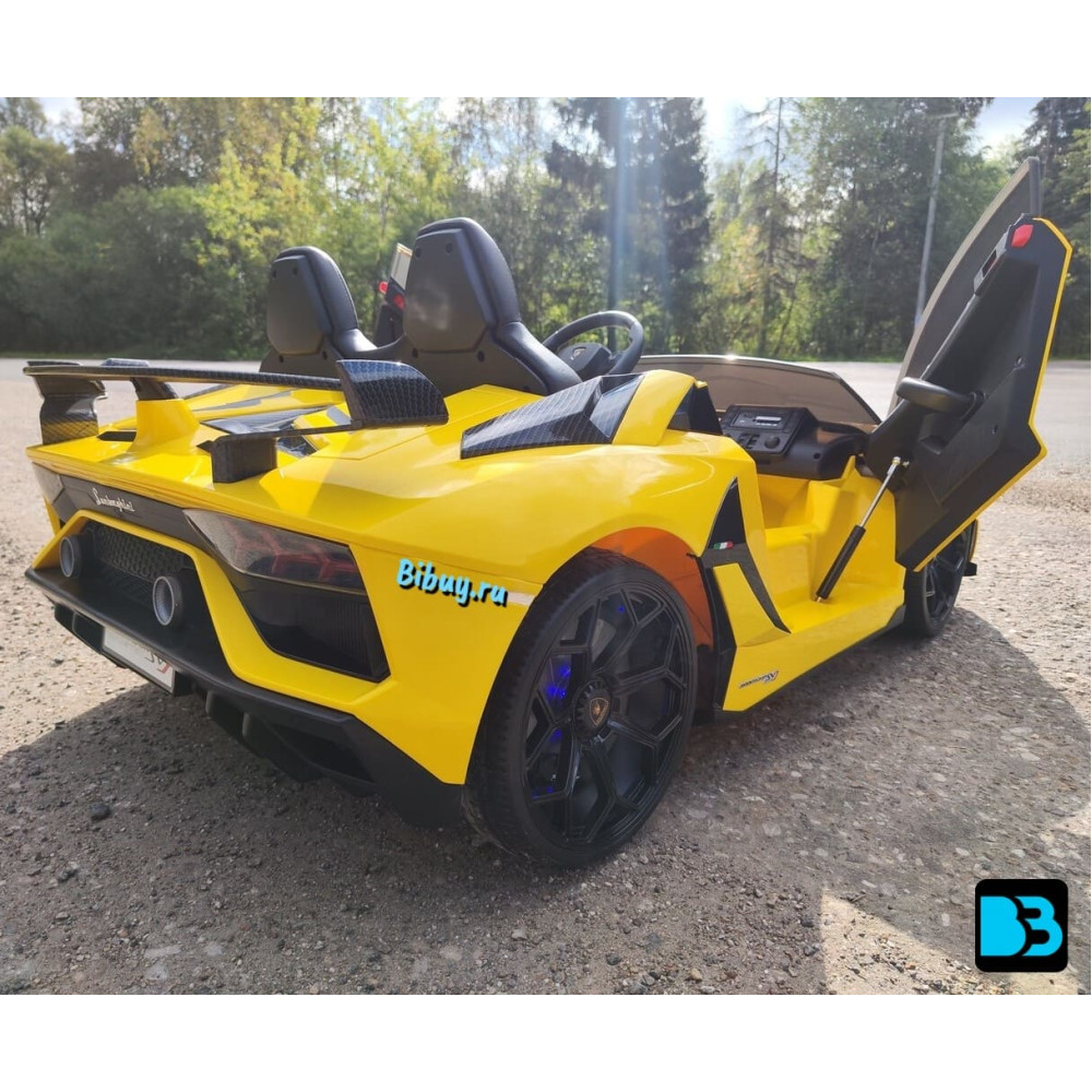 Детский электромобиль Lamborghini Aventador SVJ (A111MP) желтый
