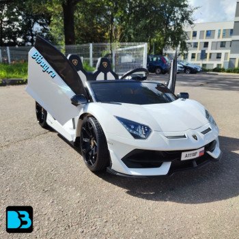 Детская машина Lamborghini Aventador SVJ (A111MP) белая