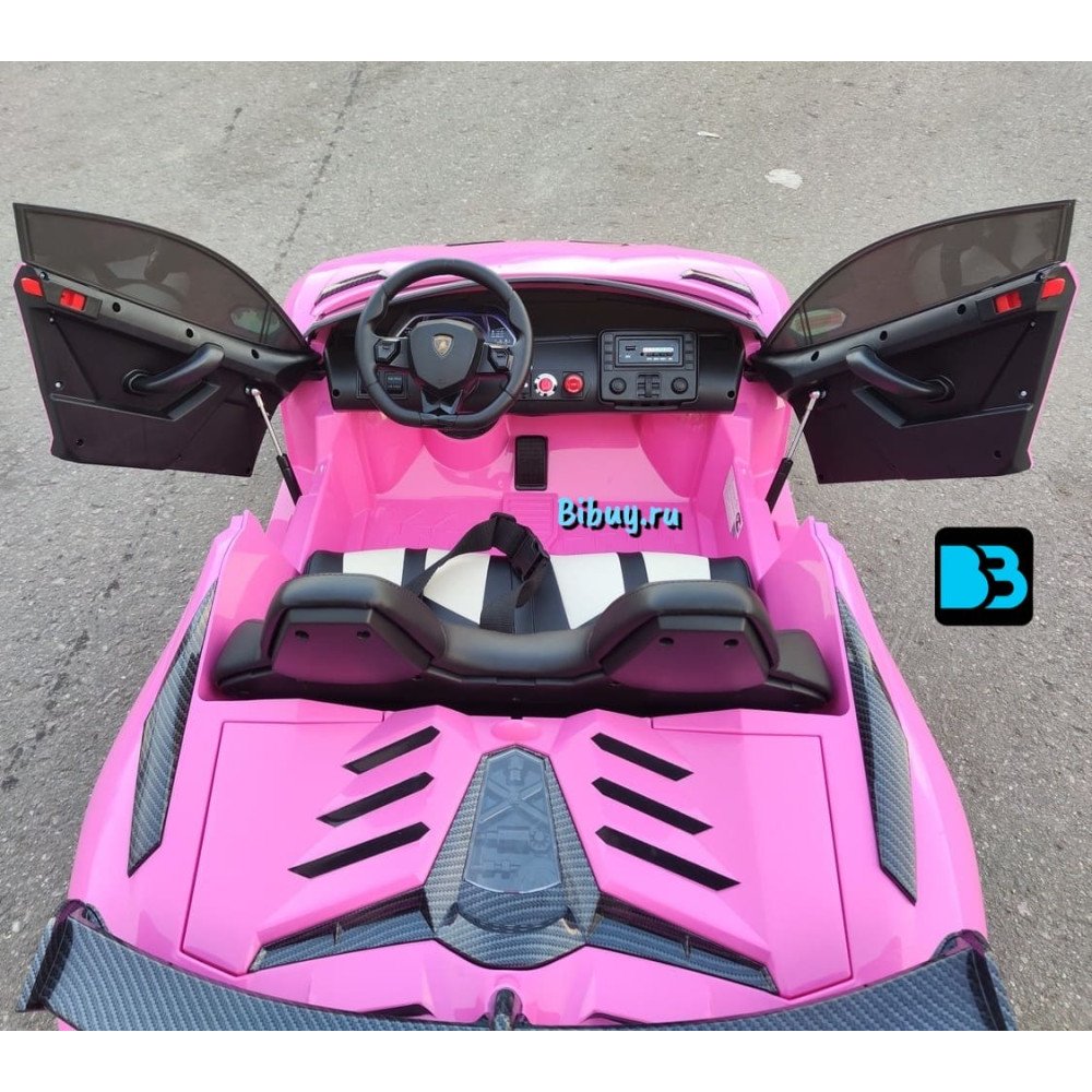 Детский электромобиль Lamborghini Aventador SVJ (A111MP) розовый