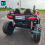Детский электромобиль A505AA-LUX красный спайдер, водяной пулемёт