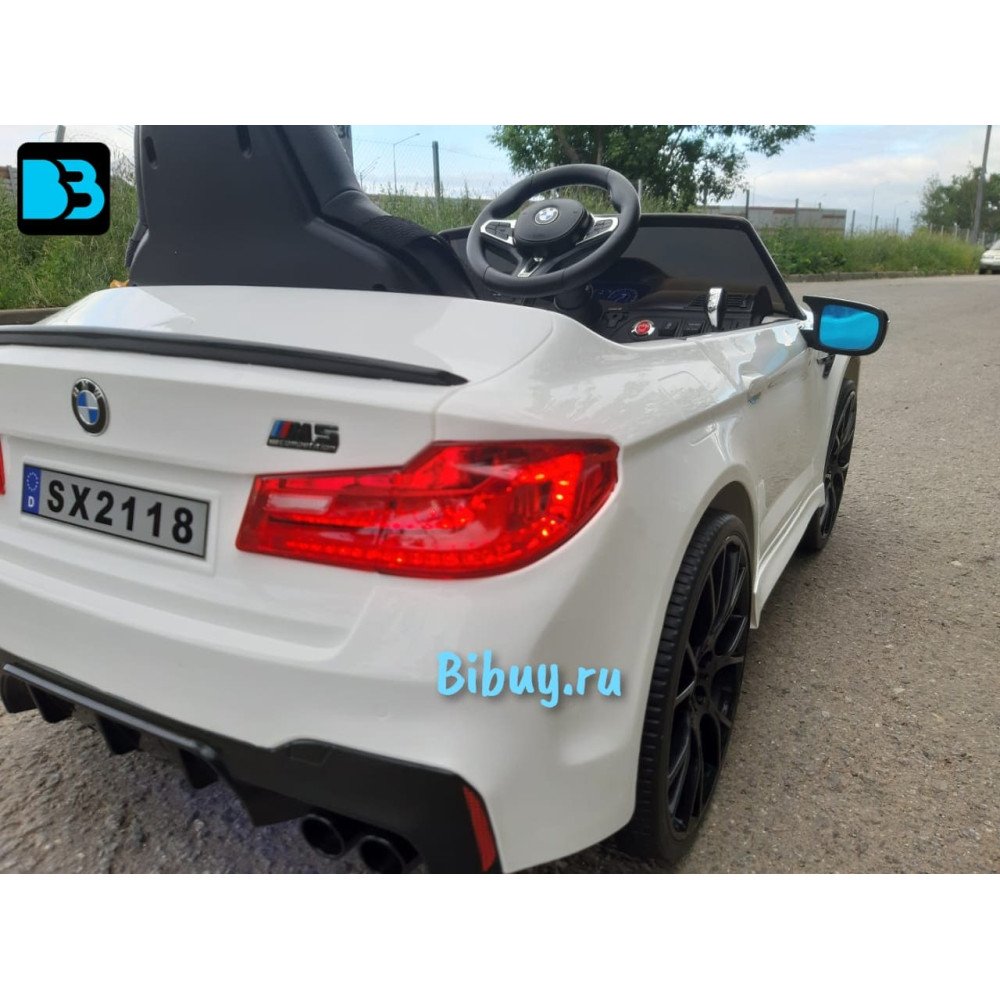 Детский электромобиль BMW M5 Competition (A555MP) белый
