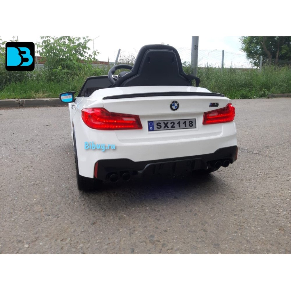 Детский электромобиль BMW M5 Competition (A555MP) белый