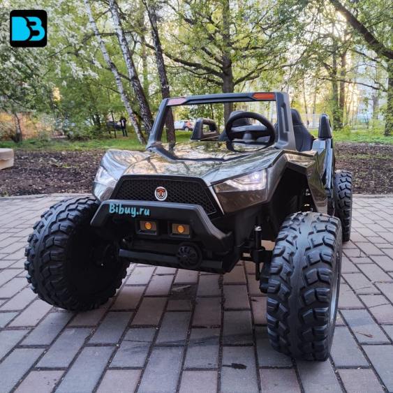 Багги A707AA LUX 4WD черный карбон, 16 км/ч, пульт ДУ