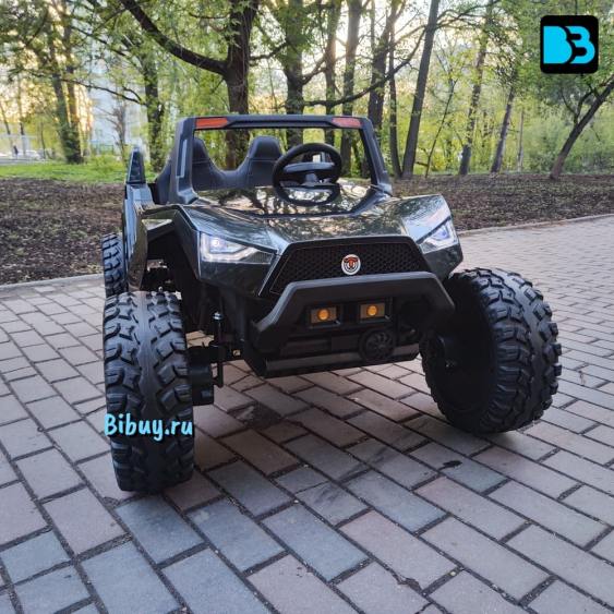 Багги A707AA LUX 4WD черный карбон, 16 км/ч, пульт ДУ