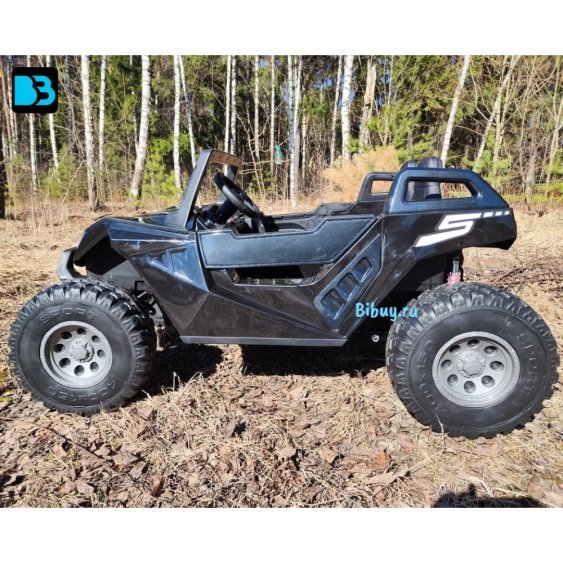 Багги A707AA LUX 4WD черный карбон, 16 км/ч, пульт ДУ