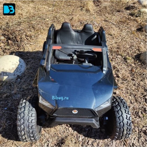 Багги A707AA LUX 4WD черный карбон, 16 км/ч, пульт ДУ