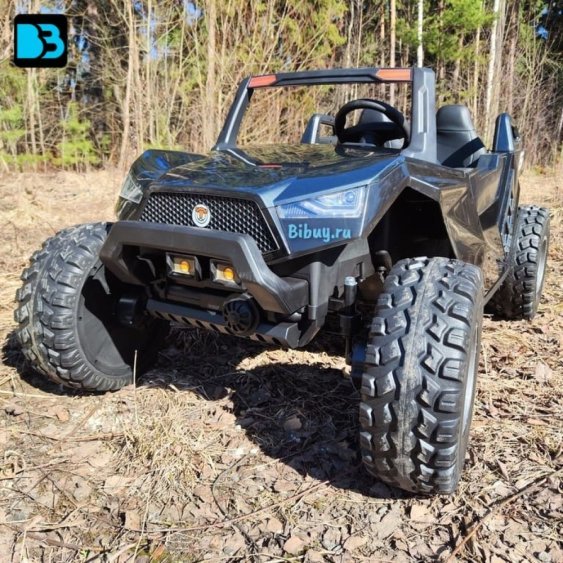 Багги A707AA LUX 4WD черный карбон, 16 км/ч, пульт ДУ