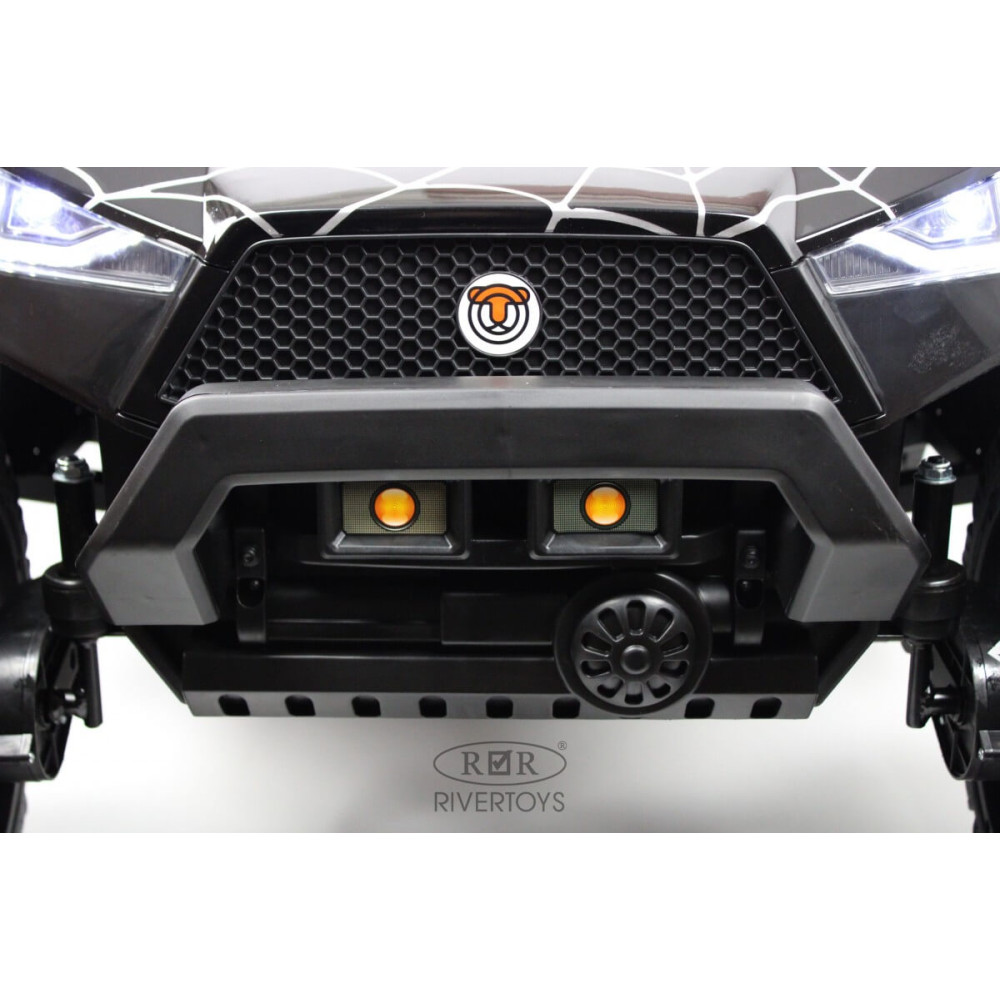 Электромобиль A707AA LUX 4WD черный Spider