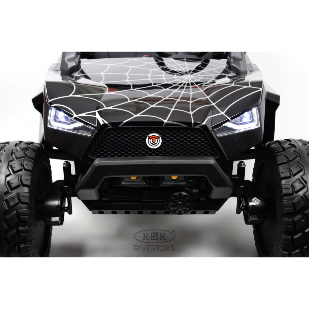 Электромобиль A707AA LUX 4WD черный Spider