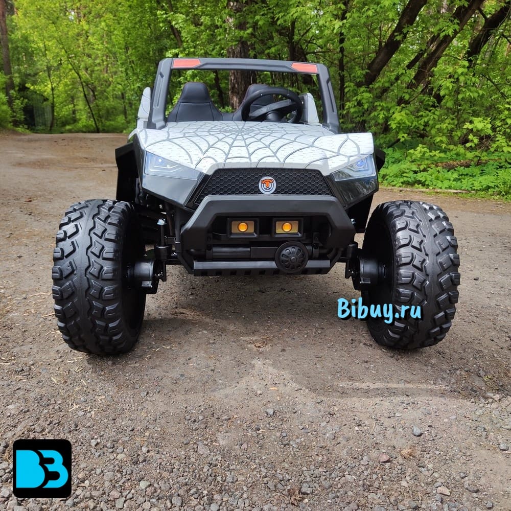 Детский электромобиль A707AA LUX 4WD белый Spider