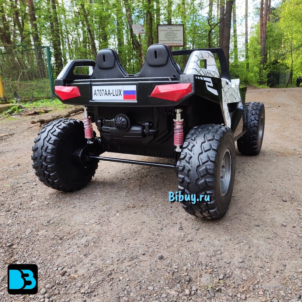 Детский электромобиль A707AA LUX 4WD белый Spider