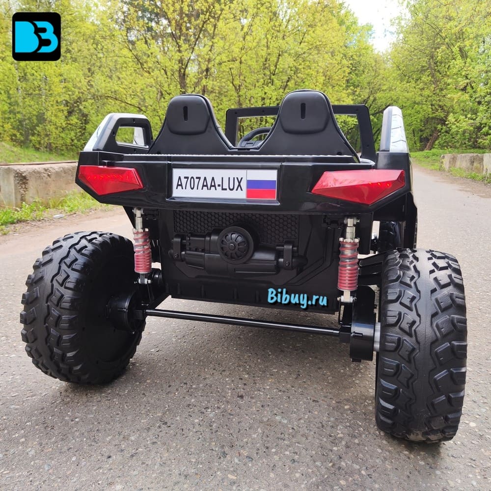 Детский электромобиль A707AA LUX 4WD белый Spider