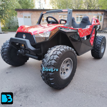 Детский электромобиль A707AA LUX 4WD красный Spider