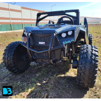 Детский багги A707AA LUX NEW 4WD черный карбон, Рестайл 2026