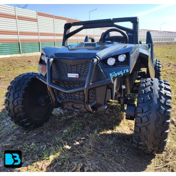 Детский багги A707AA LUX NEW 4WD черный карбон, Рестайл 2026