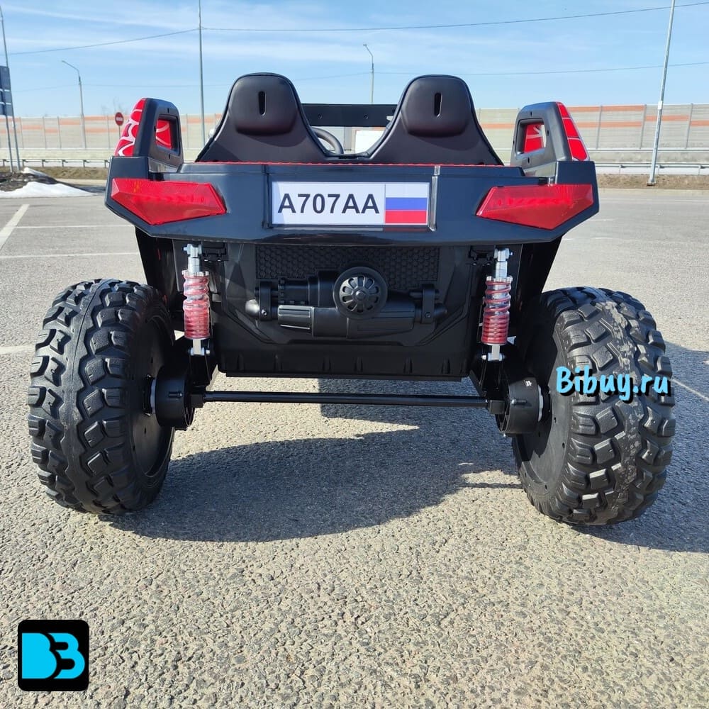 Детский багги А707АА (Рестайлинг) LUX NEW 4WD красный спайдер