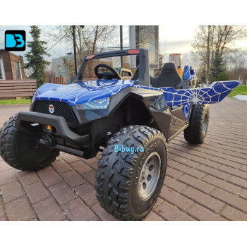 Большой двухместный багги A707AA LUX 4WD синий Spider